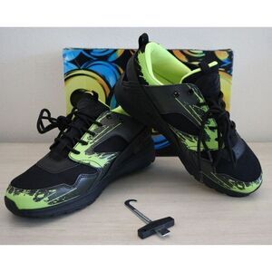 Heelys HE101128H Men's 8M Women's 9M Black/Neon Yellow Force Wheeled Shoes